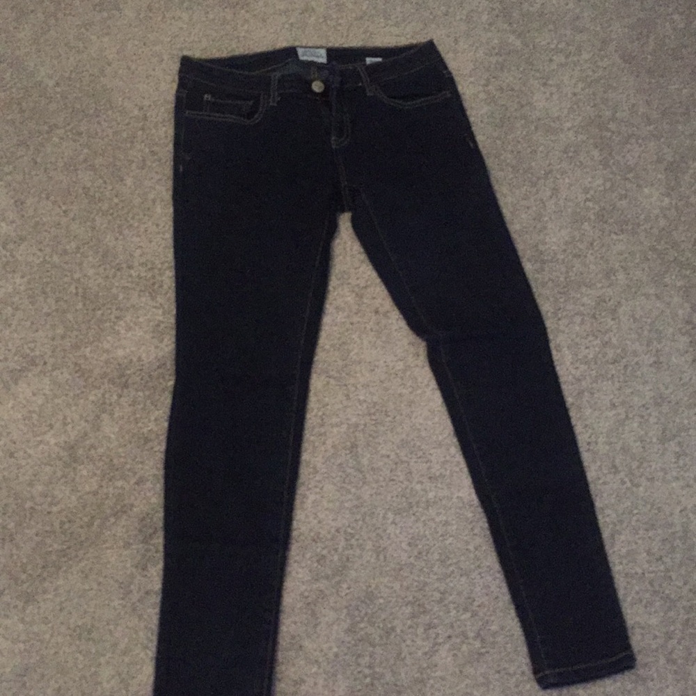 Dark skinny jeans